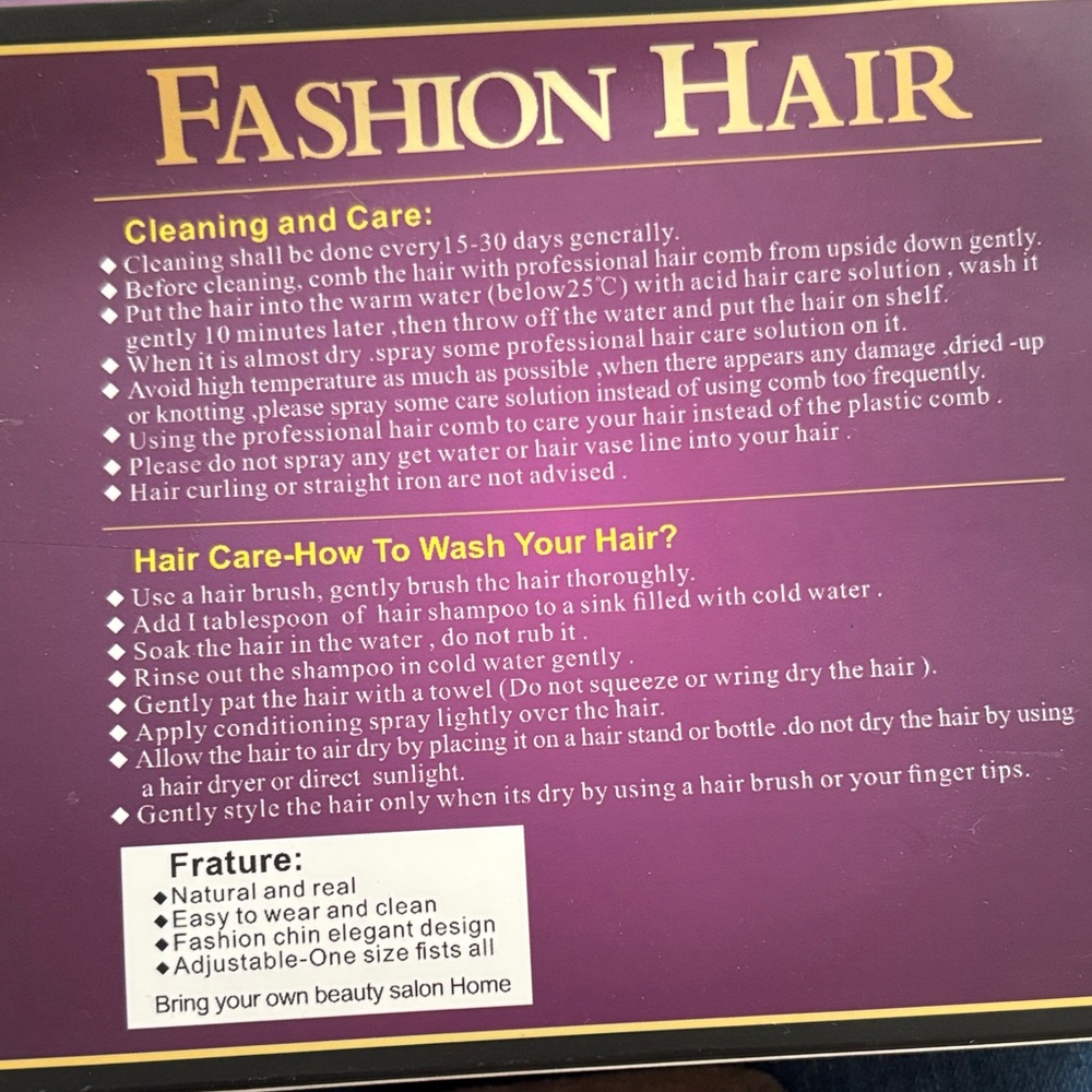 3 pack! Synthetic Fiber Hair Extension - Silver - Picture 3 of 12